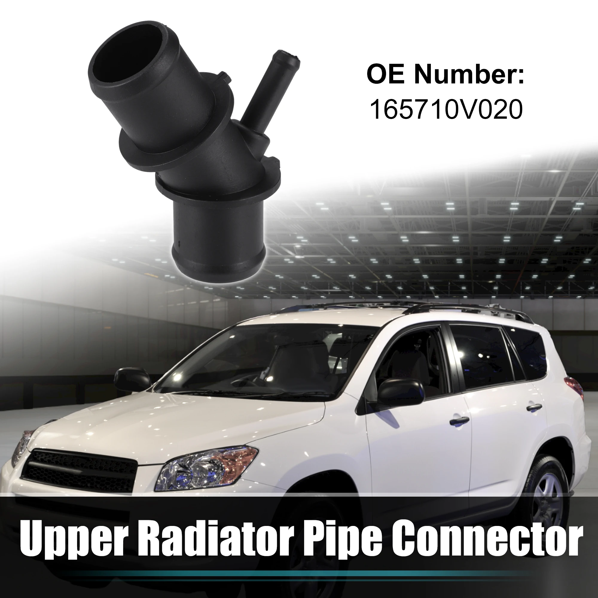

UXCELL Radiator Water Pipe Upper Radiator Pipe Connector for Toyota RAV4 2009 2010 2011 2012 No.165710V020