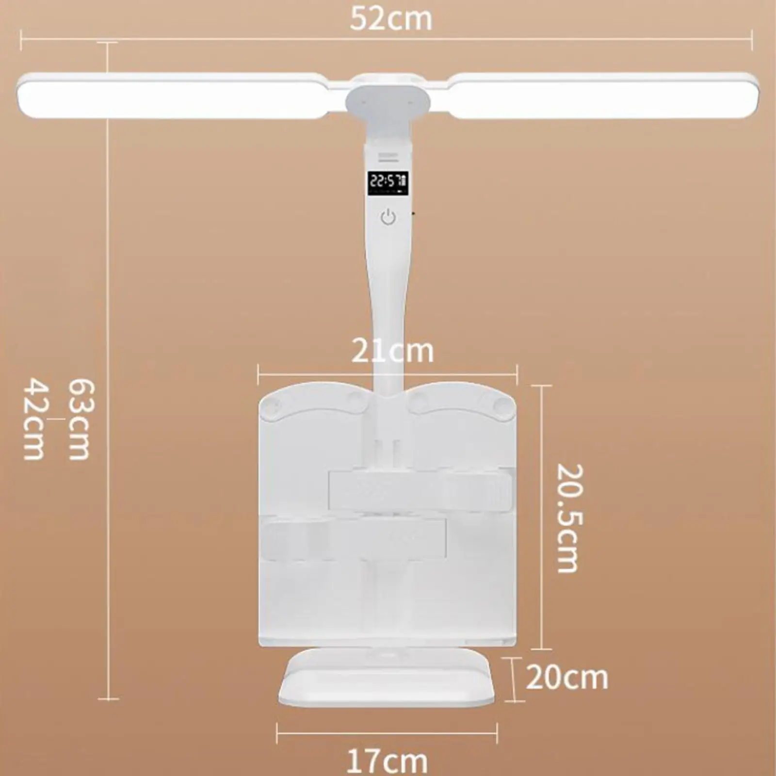 Desk Lamp Eye Caring Reading Desk Light Touch Control Versatile Color Changing LED Table Lamp for Beside Living Room Office