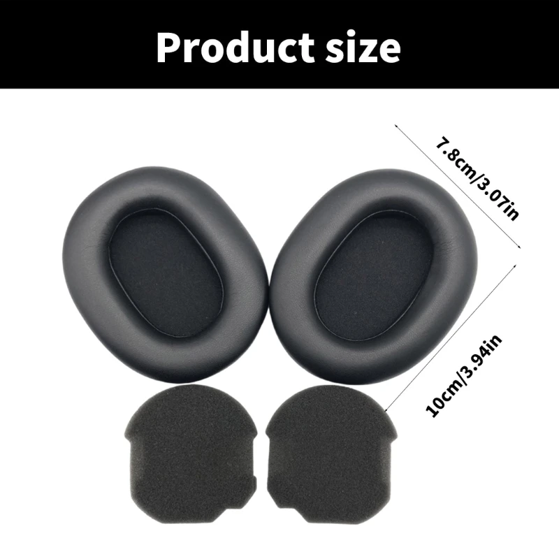 Soft Protein Leather Earpads Enhances Headphones Auditory Sound For WH-1000XM5 WH1000XM5 Over Ear Headphones