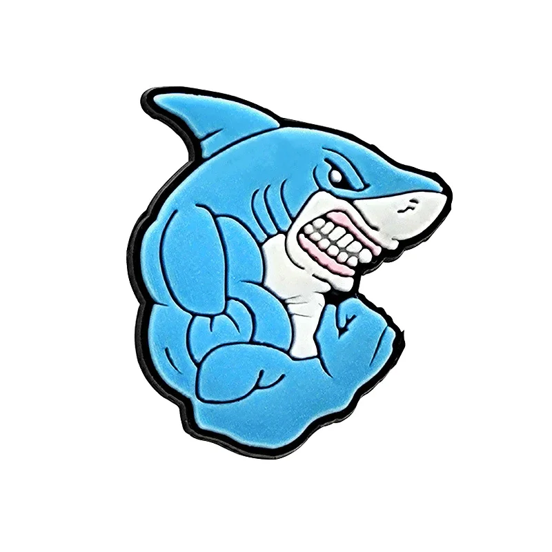 Oceanshark Shoe Charms for Crocs Sandals Women Clogs Pins Shoe Decorations Accessory Men Badges Girls Kids Shoes Accessories