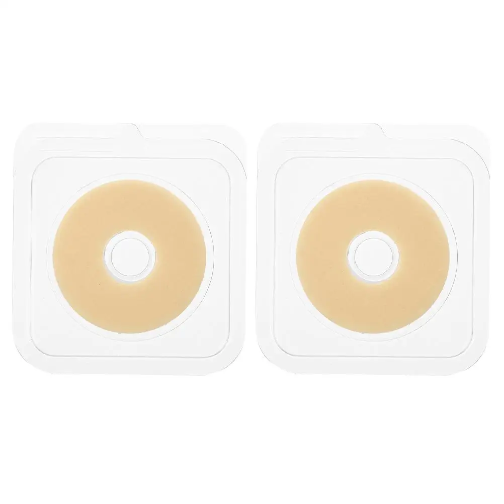 

2 Pcs Ostomy Barrier Ring Stoma Leak Proof Extender Moldable PVC Plastic Smooth Anti Fold Colostomy Healthcare
