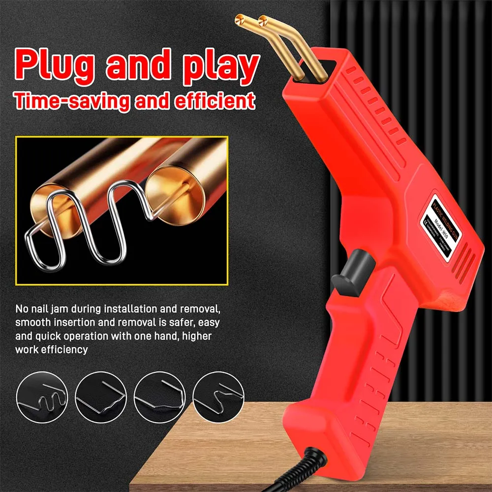 110v/220v Hot Stapler Plastic Welding Machine Bumper Repair Kit Soldering Iron PVC Repairing Machine Repair Welding Gun