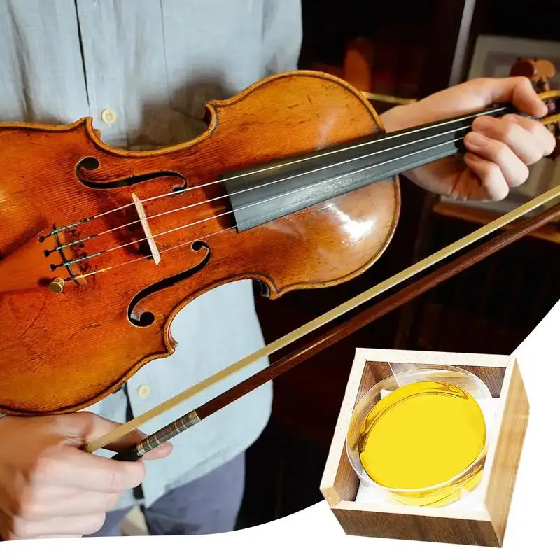 Cello Rosin Strong Adhesion Rosin Improve Sound Quality Low Dust Rosin For Horsehair Or Synthetic Bows Stringed Instrument