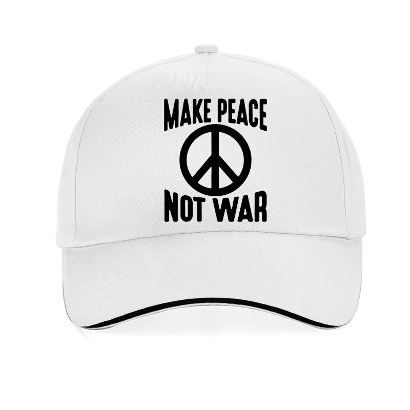 Make Love Not War Vintage men hat Stop the Wars No War Graphic Cotton women Summer sunhat cool Summer Snapback baseball cap