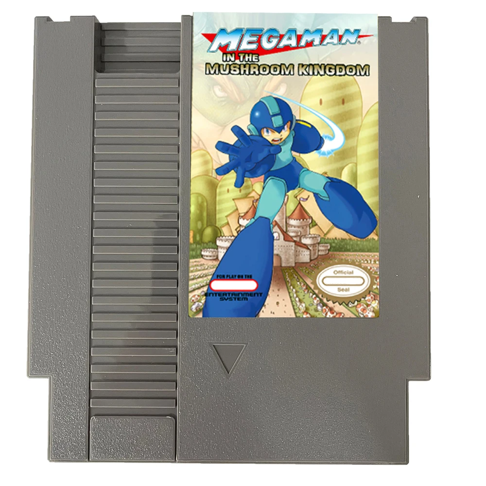 Megaman in the mushroom kingdom NES Games - A Brand NEW NES Game Cartridge 8 Bit 72Pin Video Game Cart For Original NES Console