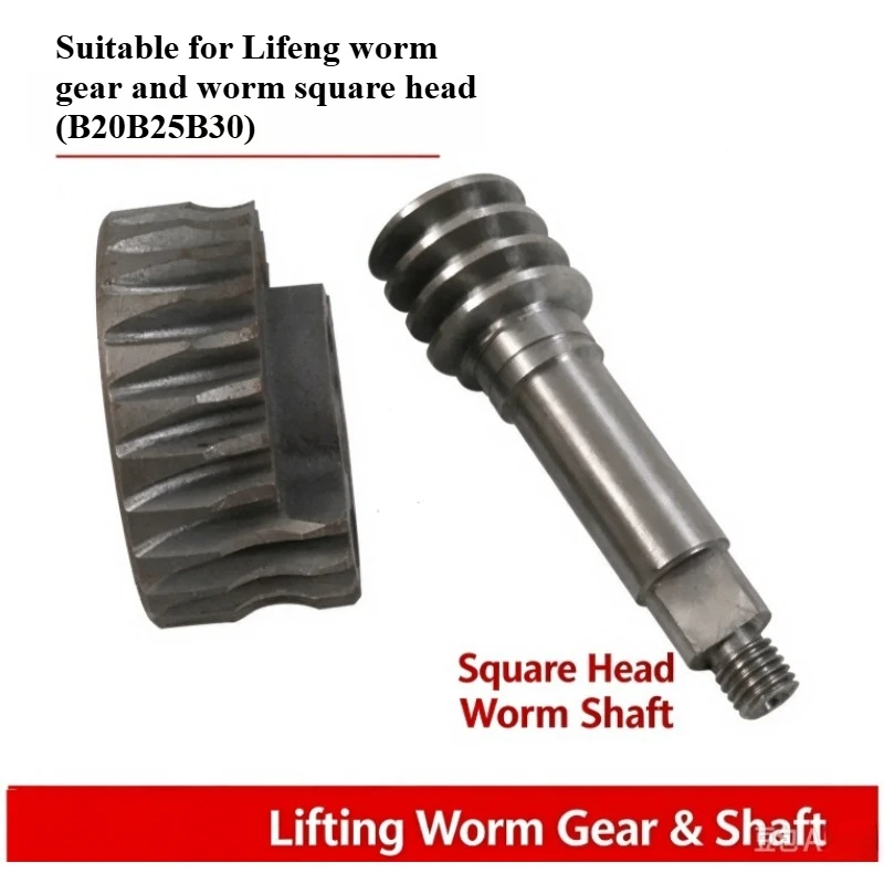 Suitable for Lifeng Xingfeng Xuzhong B20B25B30 Commercial Food Mixer and Egg Beater Accessories, Lifting Worm Gear and Worm