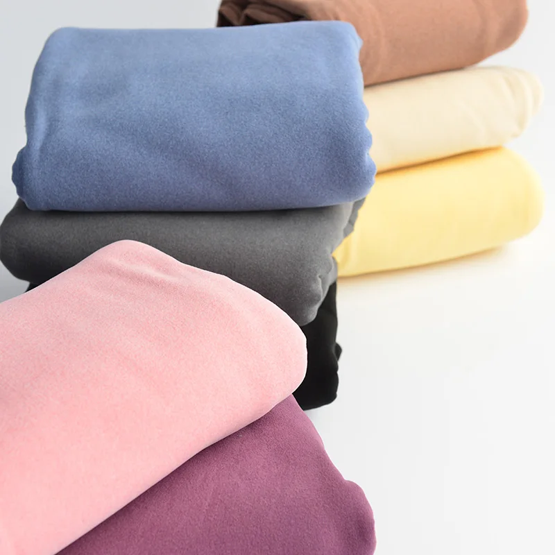 185x50cm Self-Heating Tailor Autumn Winter Thick Warm Fabric, Making Underwear Home Wear Elastic Knitted Cloth 360g/m