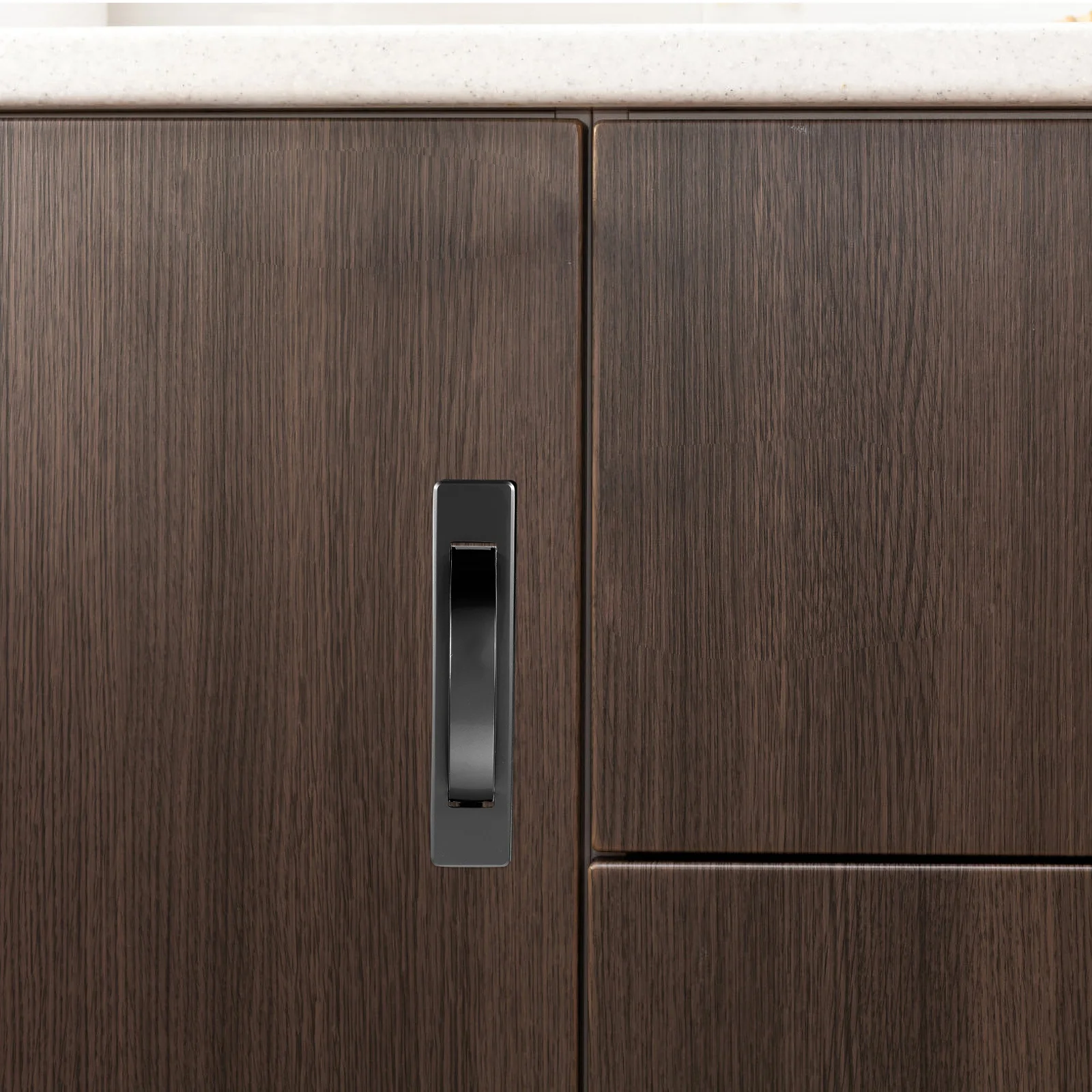 مقبض أثاث مخفي درج غير مرئي سحب سبائك الزنك الحديثة لغرفة النوم خزائن المطبخ خزانة مقبض غير مرئي #5