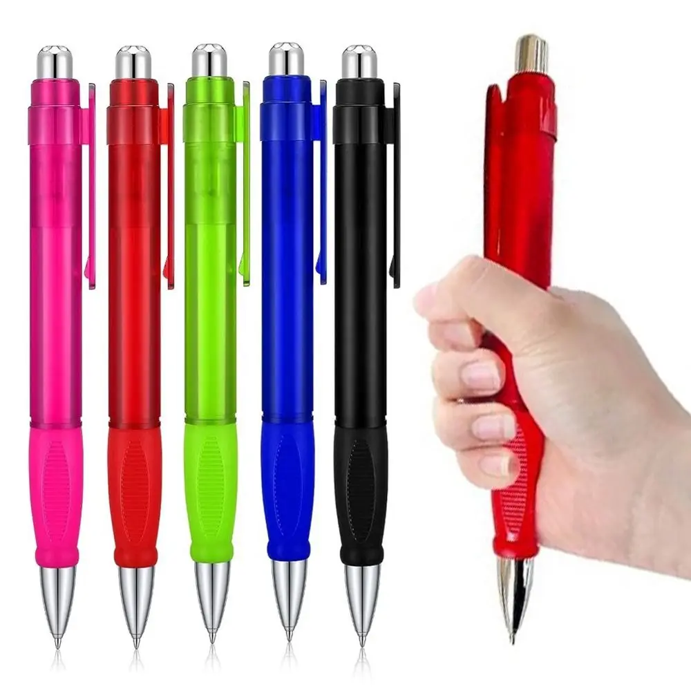 

Новая пластиковая большая шариковая ручка, большая новинка, игрушка, большая ручка для письма, креативный забавный подарок, огромная нейтральная ручка, канцелярские принадлежности