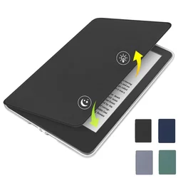 Transparent Back Case for Kindle Paperwhite 3 2 1 5th 6th 7th Generation 2013/2015/2017 Release DP75SDI EY21 E-Book Cover Funda