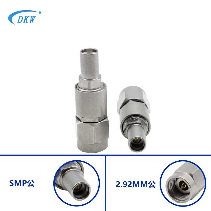 

2.92MM Male to SMP Male Millimeter Wave High Frequency Adapter 40GHZ Stainless Steel