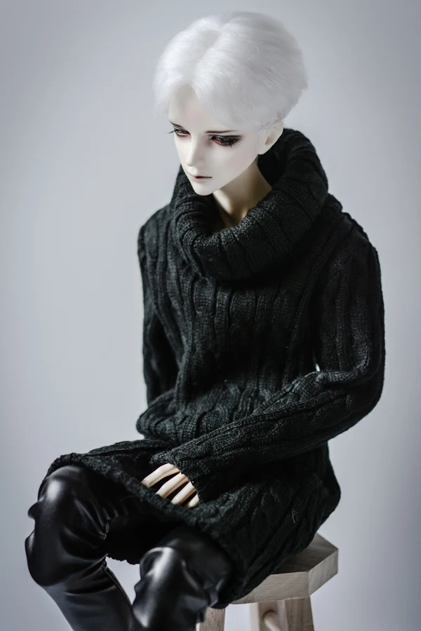 1/3 1/4 BJD 인형 옷, 넓은 하이 넥 긴 스타일 스웨터, BJD SD DD MSD MDD SD13 SD17 POPO68 삼촌 SSDF 인형 액세서리