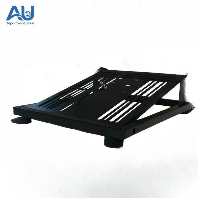 Universal fixed bracket for racing simulator pedals and gaming chairs