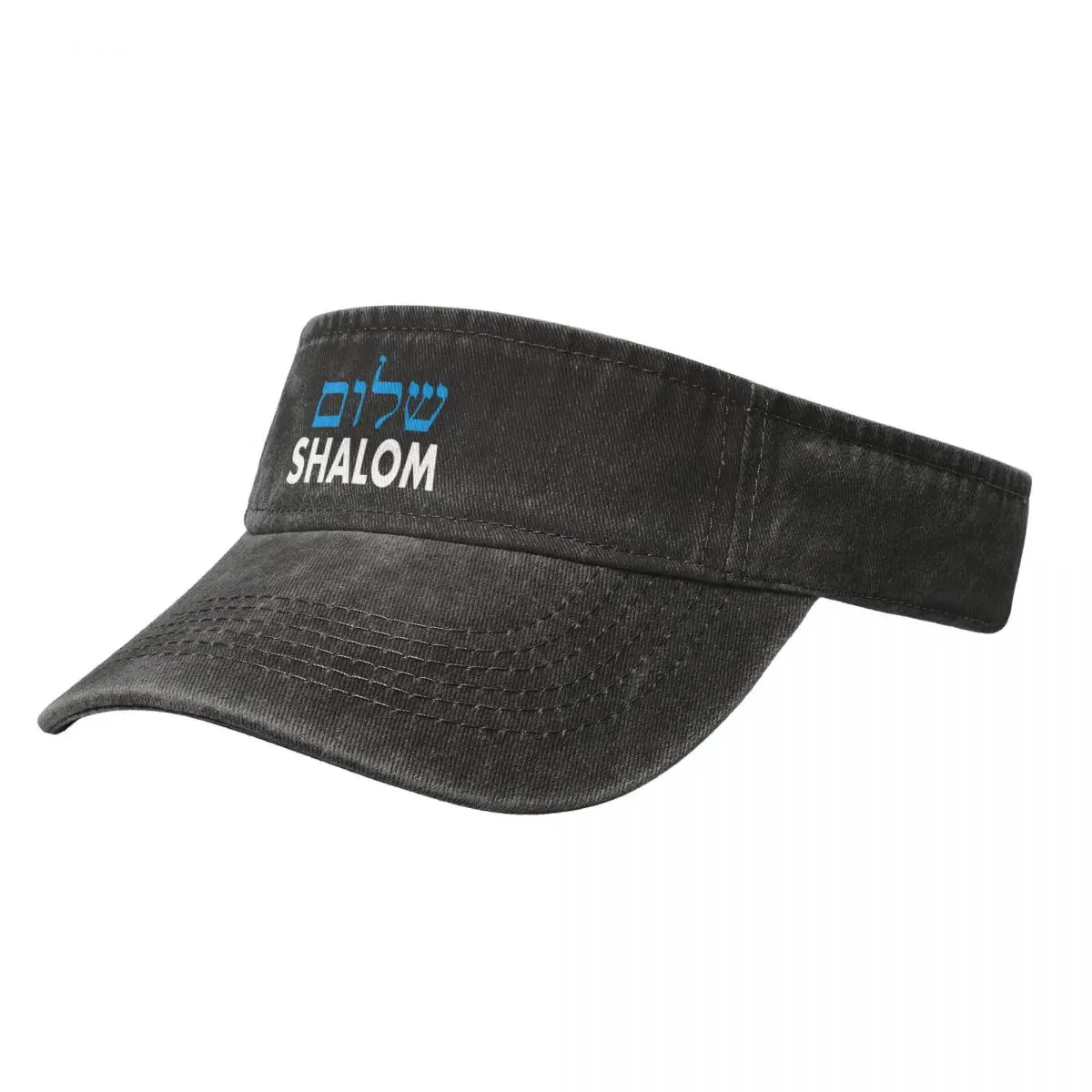 Shalom Hebrew Greek Language Peace Jesus Christ Christian Jewish Baseball Cap Cotton Sun Empty Top Hats