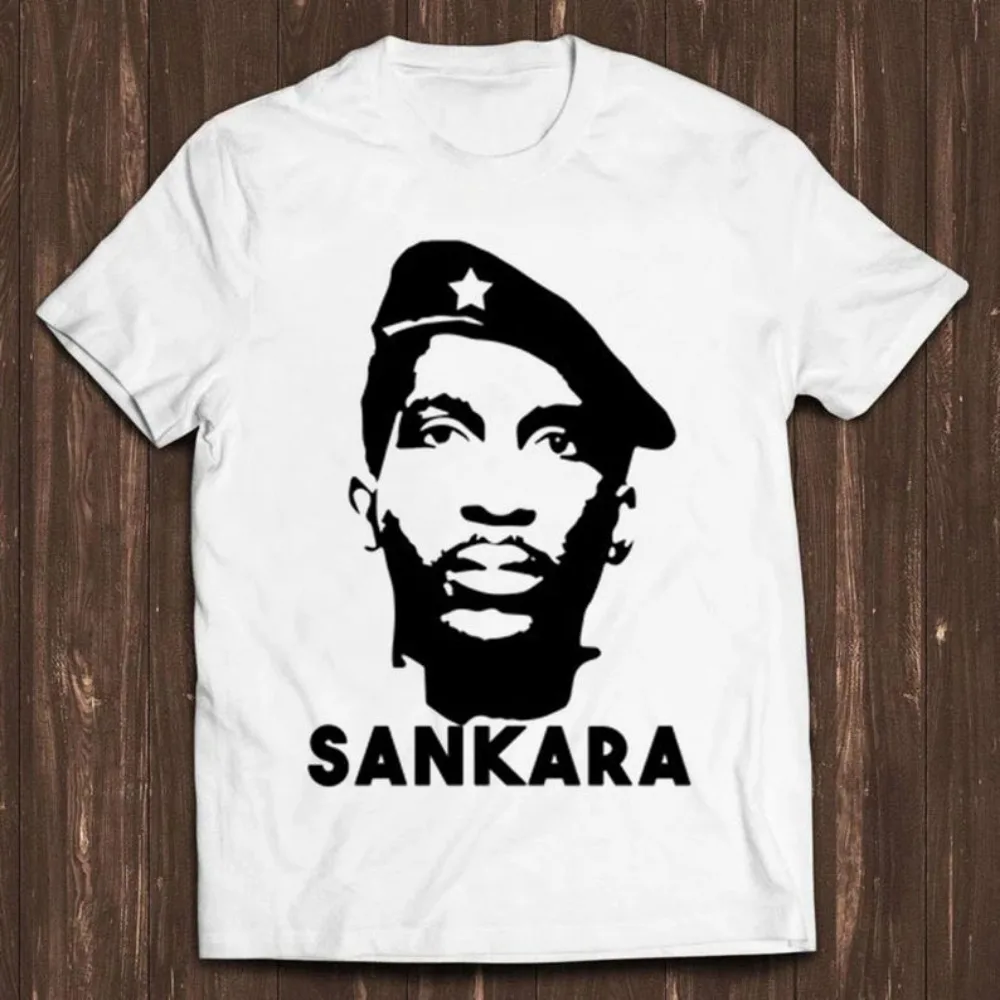 

Футболка Thomas Sankara Marxist Marxisim Burkina Faso, крутая подарочная футболка, летняя свободная футболка унисекс в стиле Харадзюку, дышащие футболки
