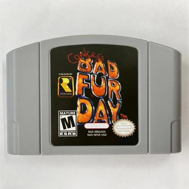 Игровая карта N64 Conkers Bad Fur Day версия для США/игра n64