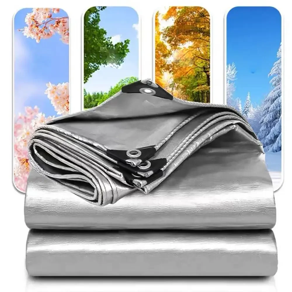 

PE Tarpaulin Rainproof Cloth Outdoor Awning Garden Plant Shed Boat Car Truck Canopys Waterproof Shading Sail Pet Dog House Cover