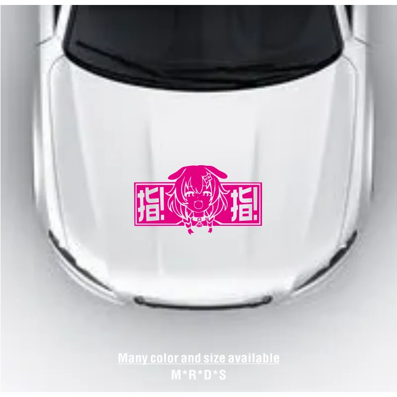 Cute Anime Car Decals Die Korone Inugami Vinyl Decal Hololive JDM sticker Vtuber Kawaii Dog Dog Streamer Hololive JP Anime Waifu