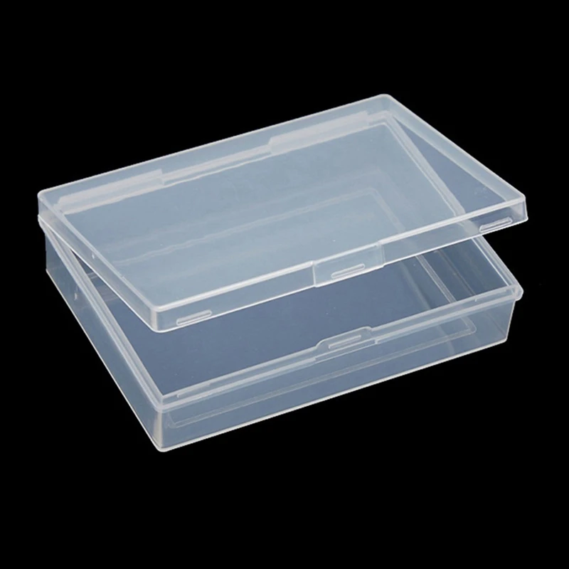 10Pcs Playing Card Box Trading Card Case Card Storage Organizer Clear Card Case Plastic Storage Box For Gaming Cards