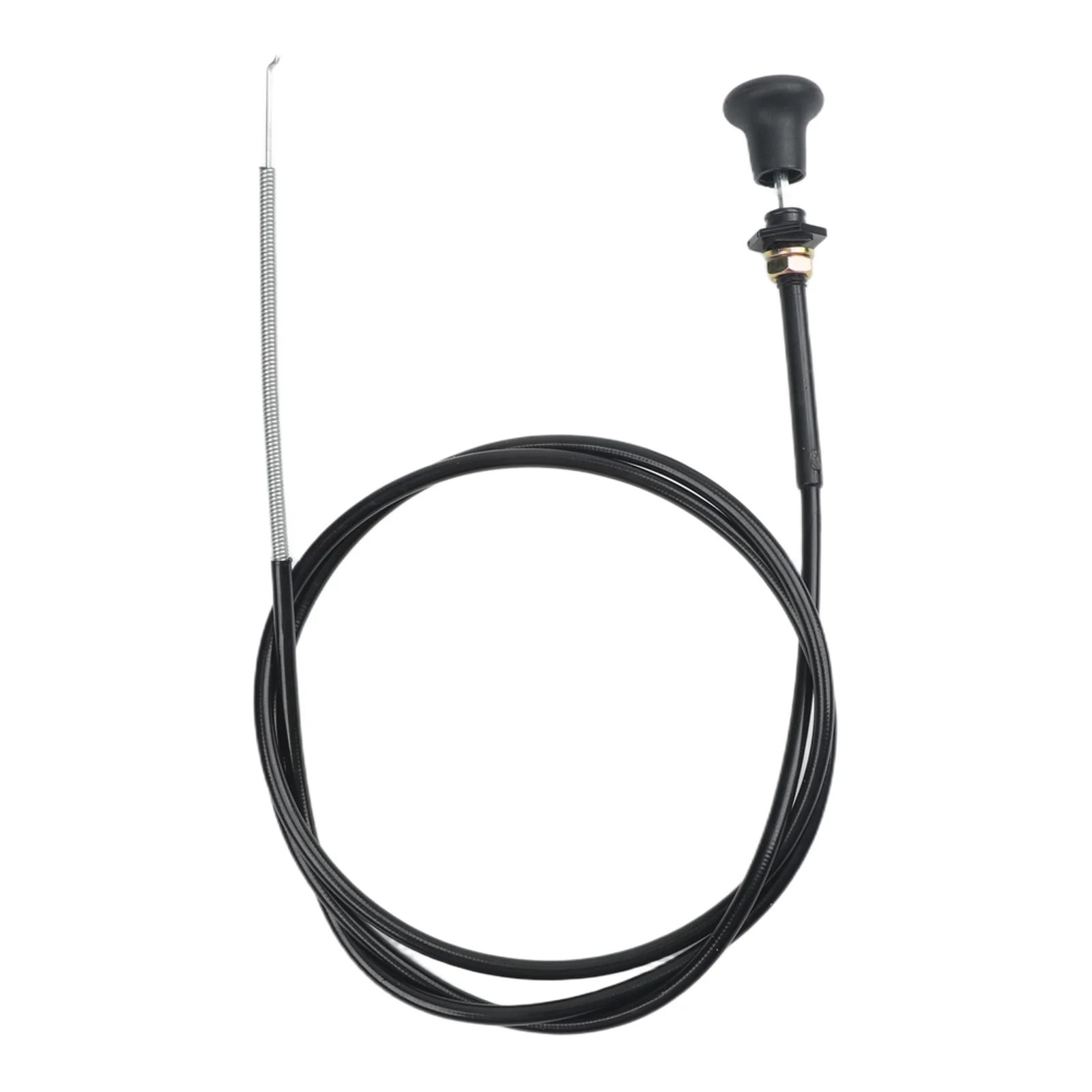 Denuder Zinc-Plated Ends Black Choke Cable Replacement Seamless Replacement Secure Attachment Twisted Material