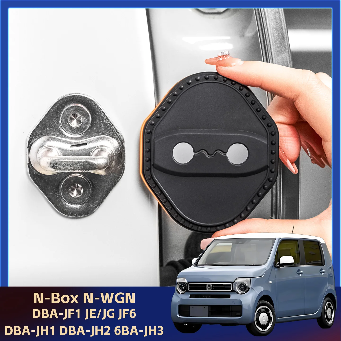 2/4Pcs Silicone Car…