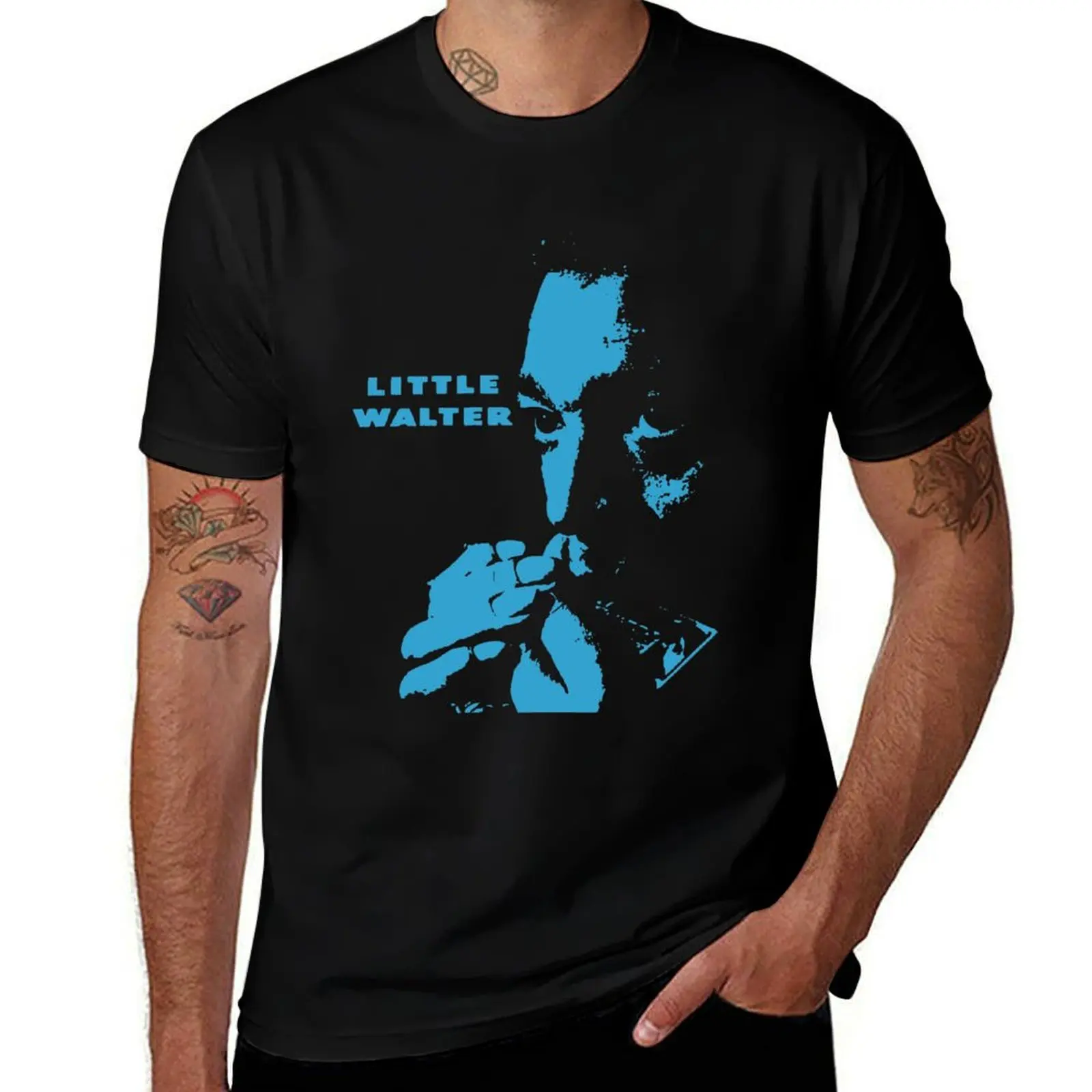 

Little Walter t shirt T-Shirt man t shirt cotton high quality t shirts for man cotton soft T-Shirt
