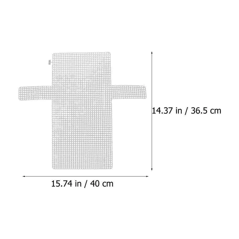 6 Pcs Hook Bag Mesh Model Kits Crochet Making Plate Projects Material Canvas Plastic DIY Man Woven Weaving Board