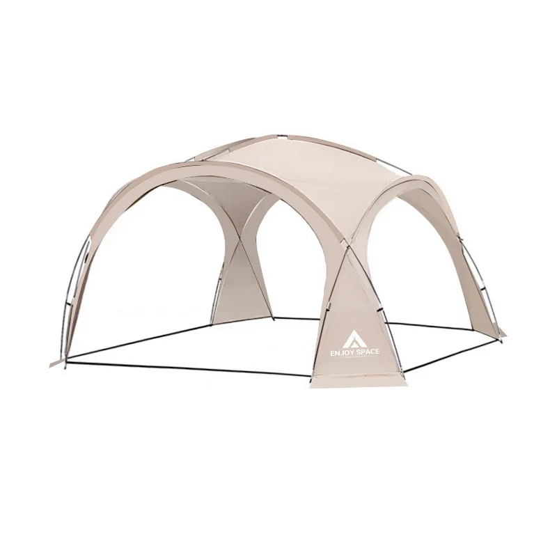 Dome Large Outdoor Luxury Camping Rainproof And Sunscreen Tent 5-8 People Round Dome Tent Family Travel Picnic Park Shade Tent