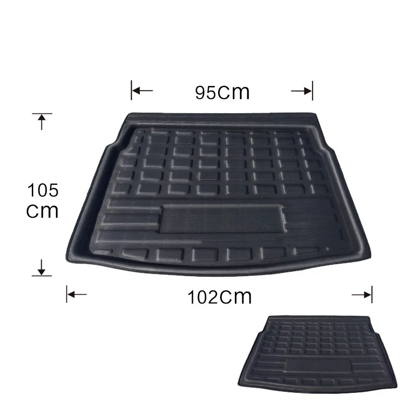 For Volkswagen VW Tiguan L 2016~2023 2021 2022 2023 LWB Car Trunk Mat Waterproof Protect Floor Trunk Anti-Slip Storage Pad EVA - view 3