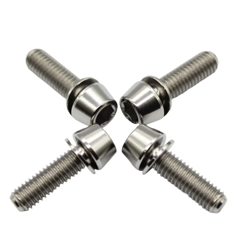 Bicycle Steering Handlebar Stem Screws Bolts Hot Sale  Colorful Stainless Steel  M5*20mm M6*20mm Bike Stem Screws/Spacers Parts