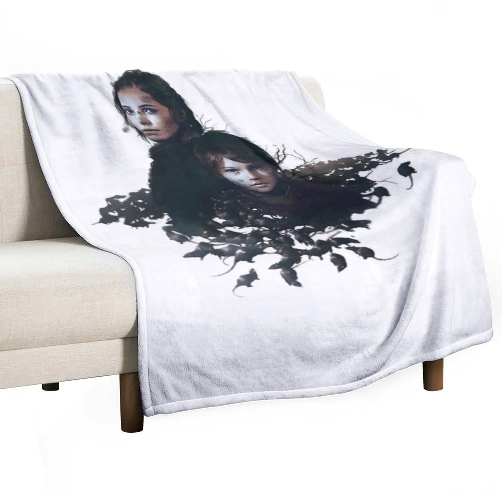 A Plague Tale Throw Blanket Summer Beddings Camping Bed Fashionable Soft for winter Large Blankets