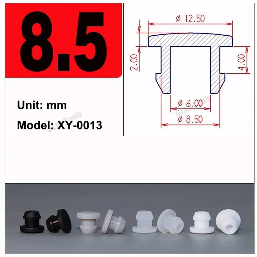62er-Set Silikon-Lochstopfen – 6 Größen (10–3 Produktbild-Vorschau 4