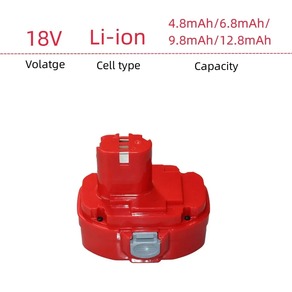 PA18 4800 мАч для Ni-MH аккумулятора Makita 18 В, замена 1822 1823 1833 1834 1835 1835F 192828 -1 192829 -9