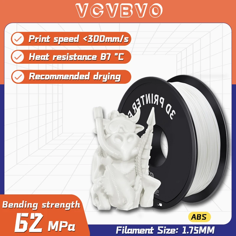 

3D Printer Filament ABS Size 1.75mm 3D Printed Wire Neatly Wound Filament Vacuum Packing