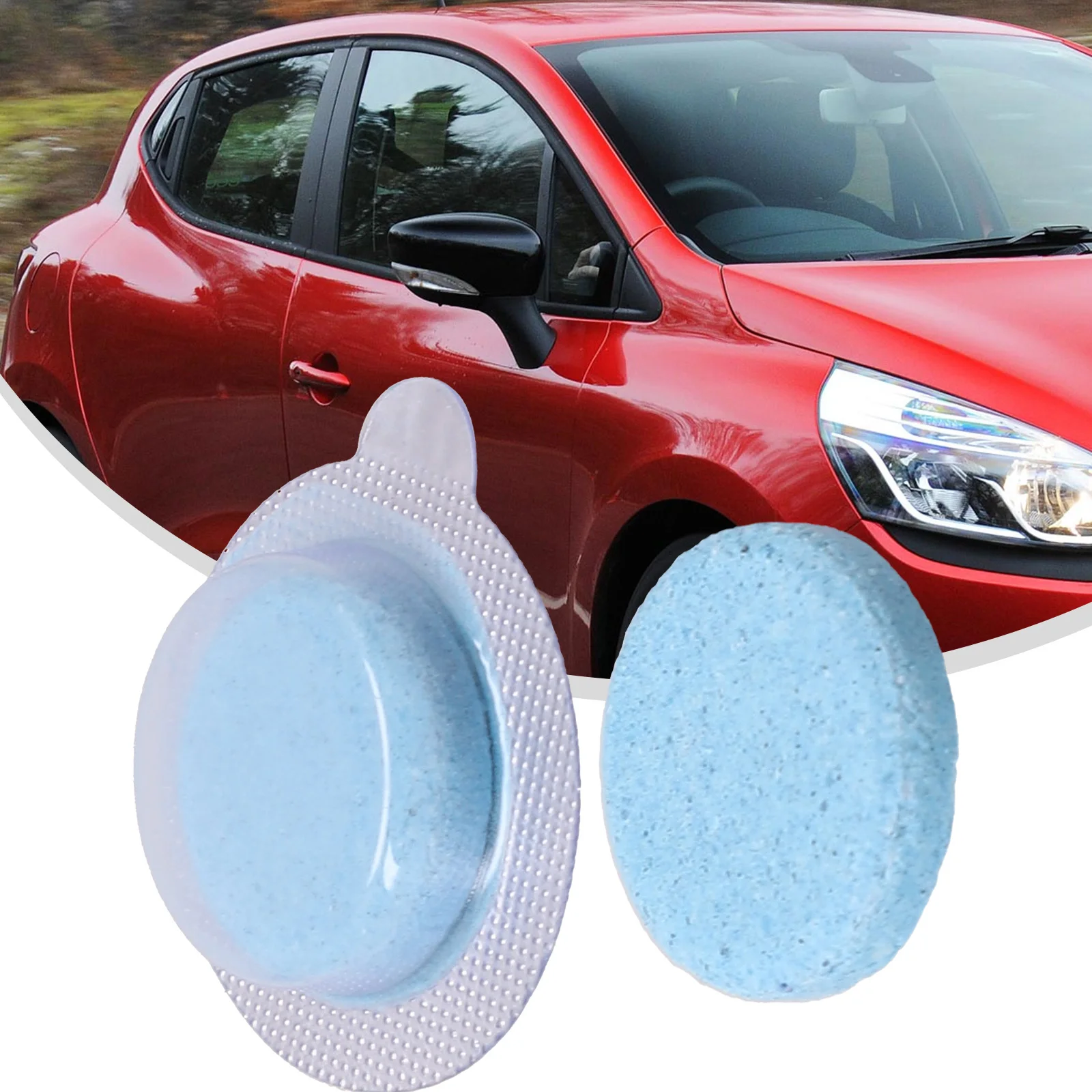 

Convenient and Powerful Car Windshield Cleaner Effervescent Solid Tablets, Suitable for Metal, Rubber, and Plastic 1 Tablet