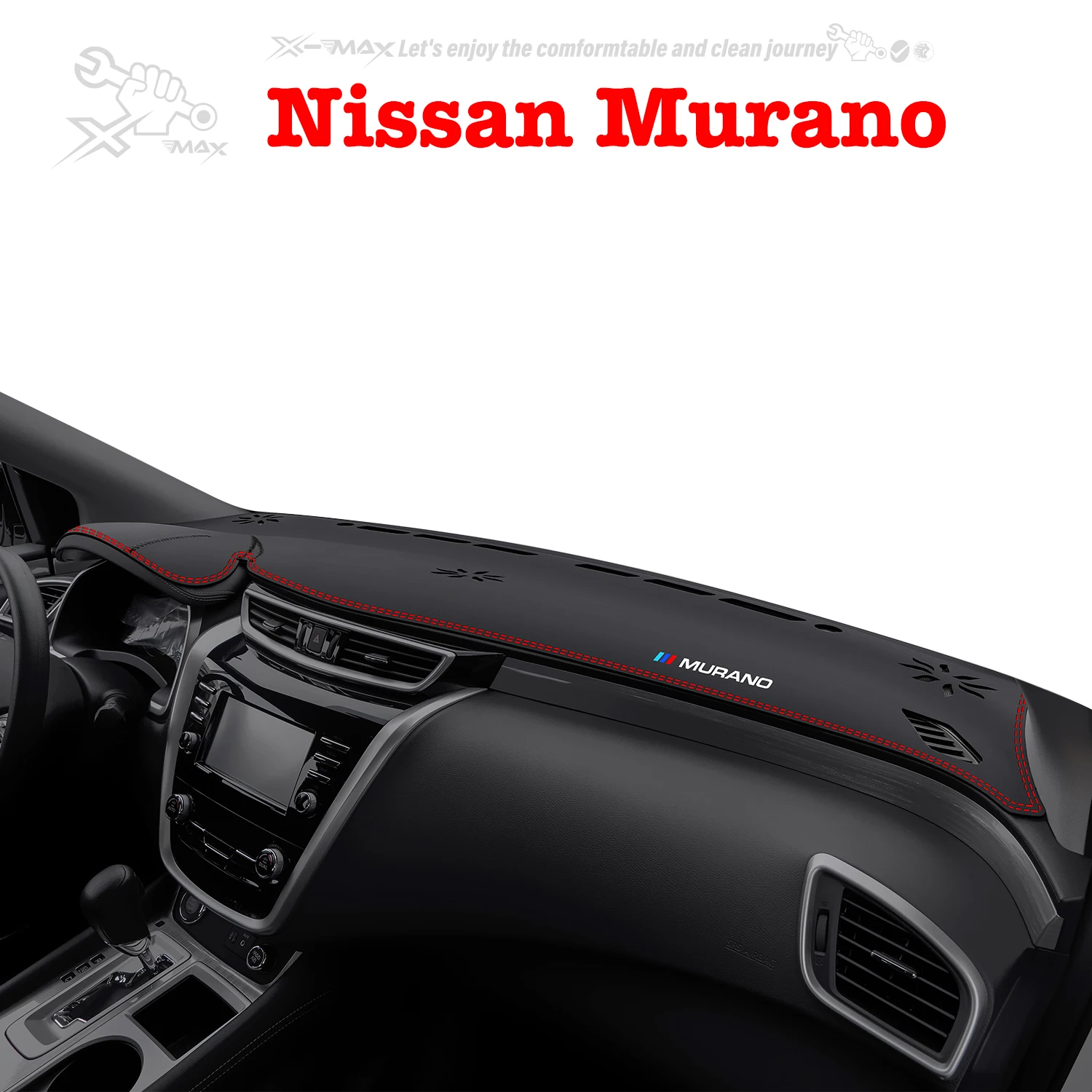 

Left-hand Drive Car Dashboard Mat For Nissan Murano 2015-2024 Light Blocking Pad Center Console Dash Mat Sunshield Protector