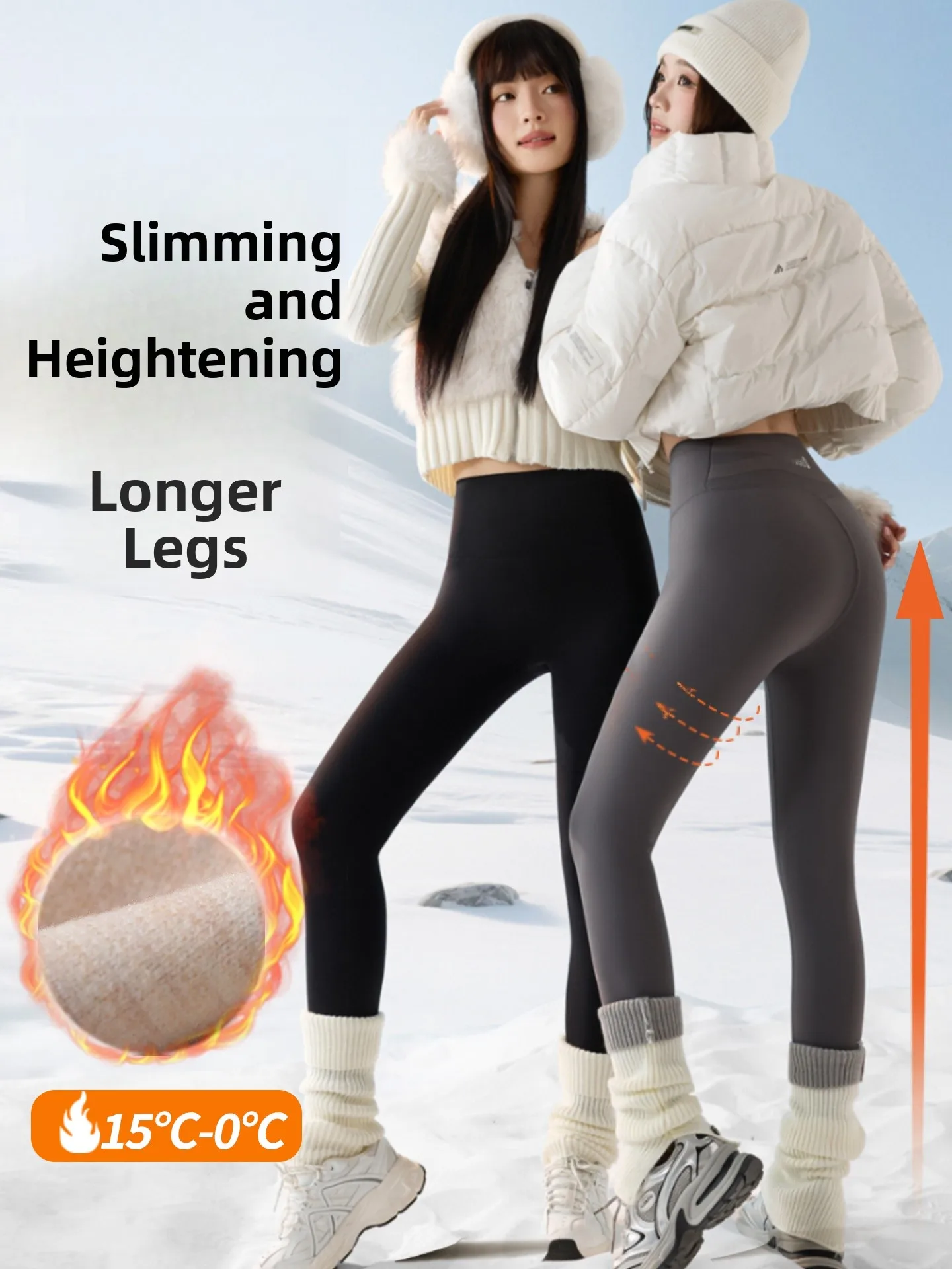 Pantaloni da yoga Sl a vita alta foderati in seta Camere Fce Pantaloni da donna in pelle arca Autunno Inverno Nuovo Sle Base aderente...