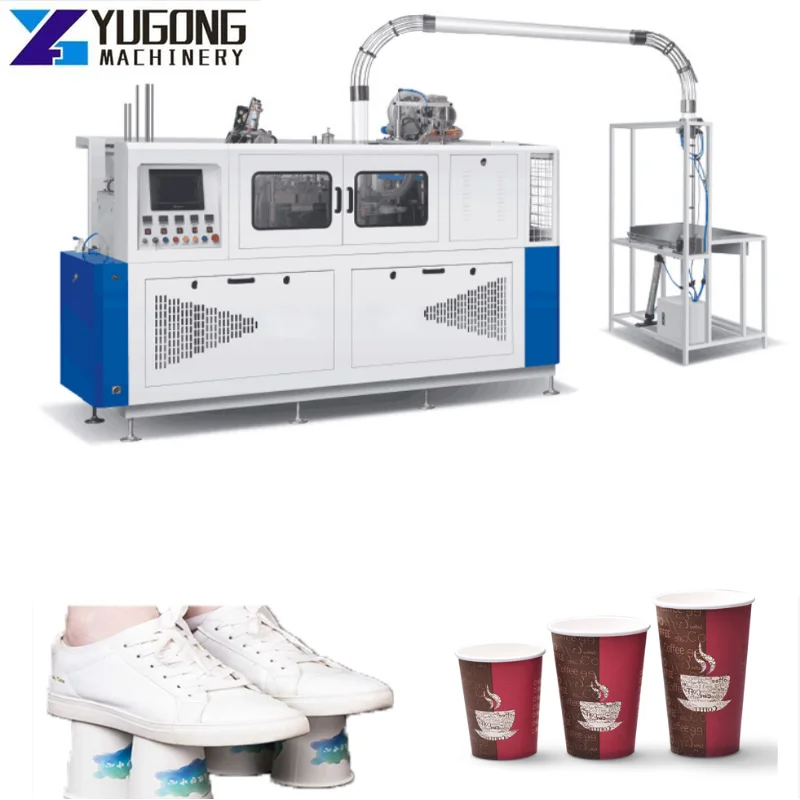 YG Paper Cup Machine CE Approval Ultrasonic Fully Automatic Tea Coffee Cup Making Production Line