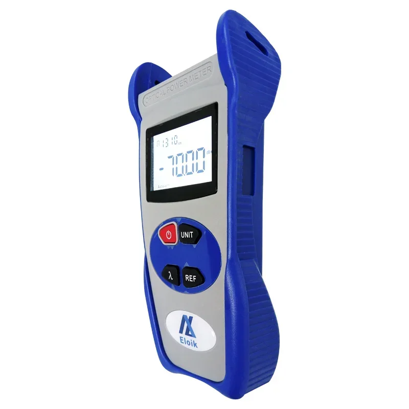 ALK-1001C Optical Fiber Power Meter - Broadcasting Testing OPM Tool with 1000 Storage Records (-70~+3dBm)