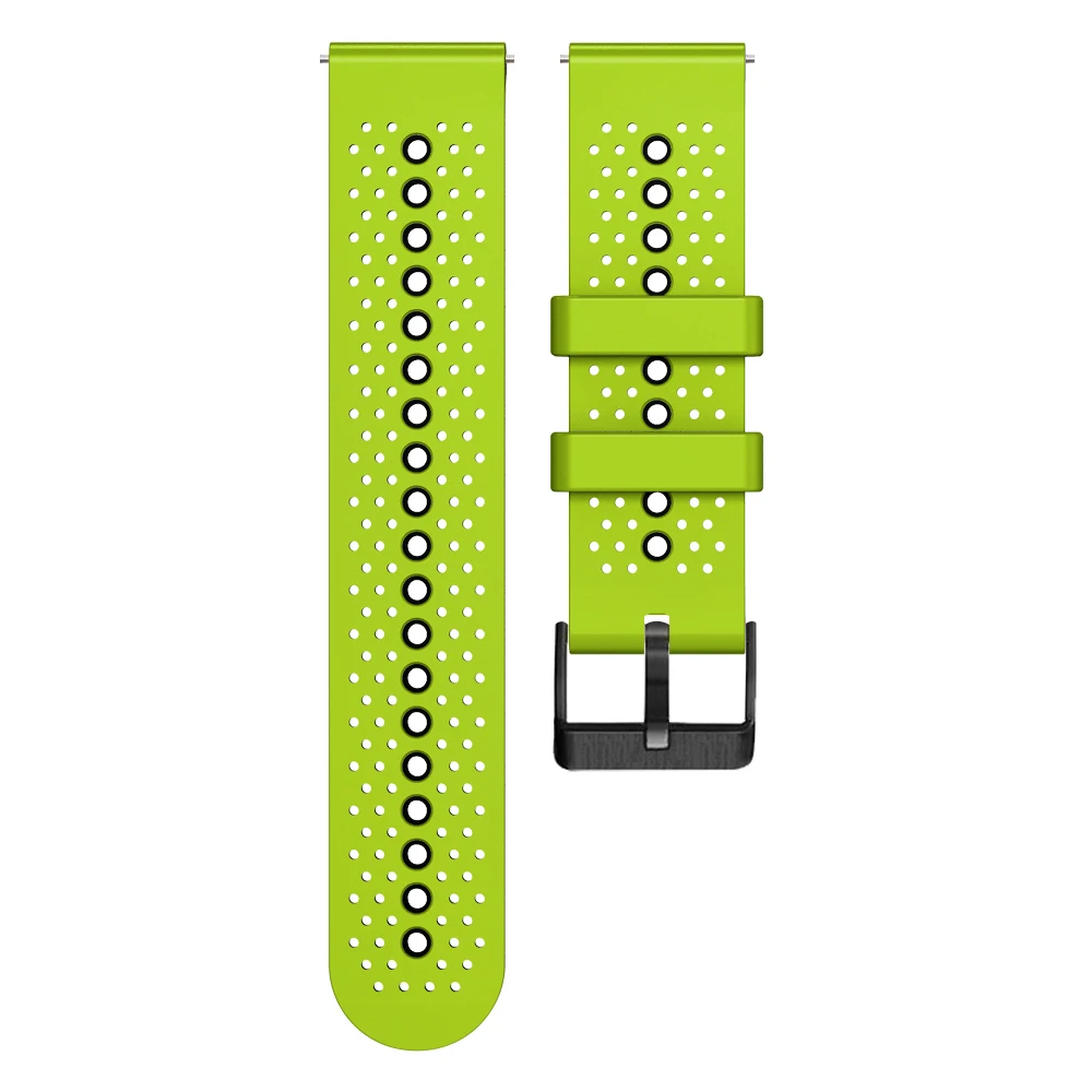 Suunto 9シリコンスポーツストラップ,22mm,通気性のある交換可能な交換用ブレスレット