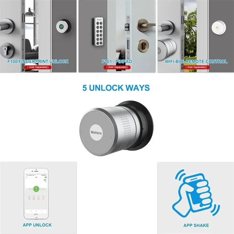 New Arrival  M531 big moto force TUYA APP for Israel Lock cylinder Alexa or Google Home Fingerprint Smart Door Lock