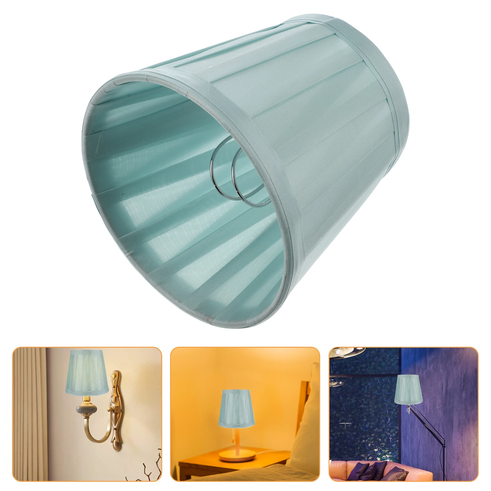 

Fabric Lampshade Lamp Cover Cloth Shade Warm Lighting Bedroom Living Household Lamp Cover Room Decorative Diffuse Atmosphere