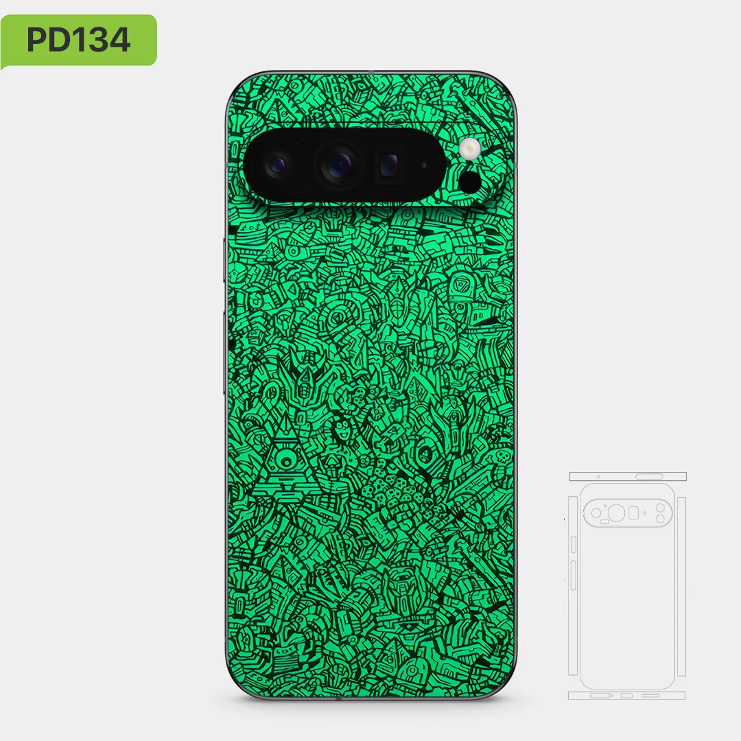 Colorful Decal Skin for Google Pixel 10 9 8 7 Pro 6 6pro Back Screen Protector Film Cover Case Macaroon Wrap Matte Sticker