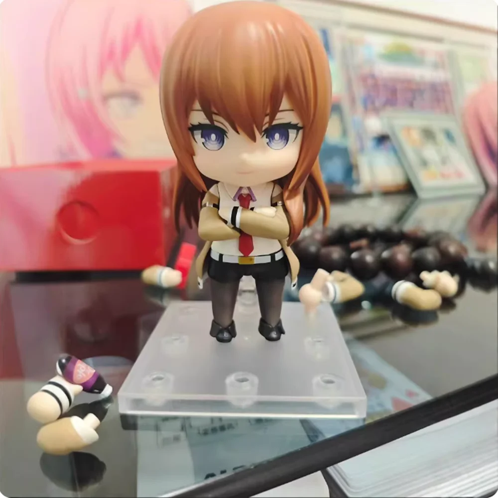# 2521 Makise Kurisu figurine en PVC 10 cm Steins; figurine d'anime de porte ‌   Jouets modèles à collectionner, poupée d'ornements cadeaux pour enfants