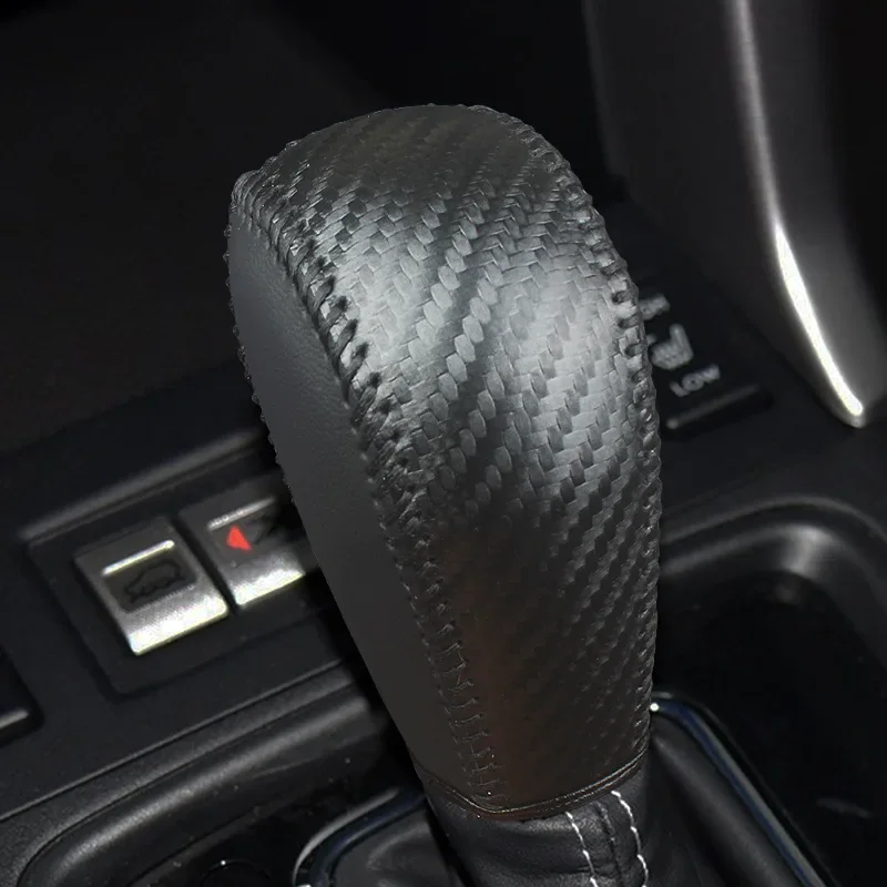 Gear Cover For Subaru Forester XV Leather Asahi Leopard Gear Cover Carbon Fiber Leather  Available in Multiple Colors