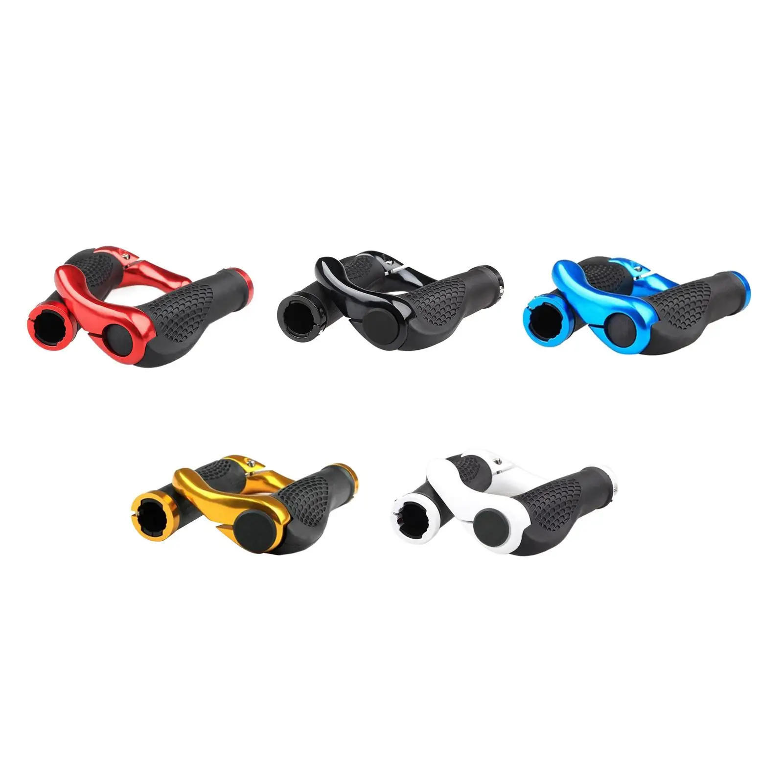 زوج واحد من مقابض مقود الدراجة المريحة الواقية الجديدة لركوب الدراجات الجبلية