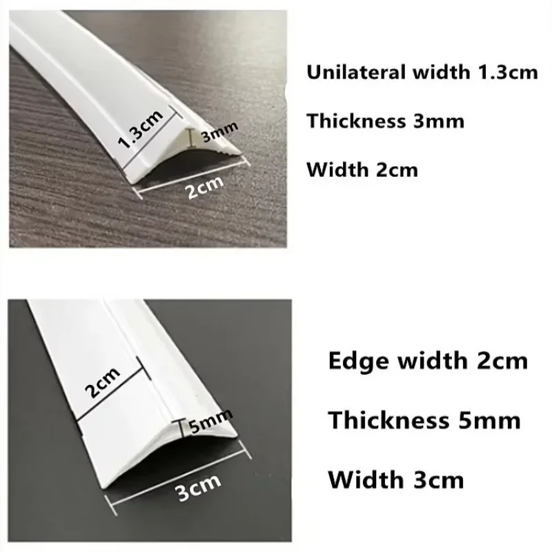 PVC Self-Adhesive Wall Inner Corner Trim Wall Interior Gap Decor Strip Home Trim Line Ceiling Baseboard Molding Line Wire Tube