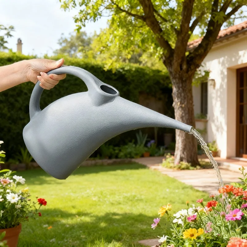 Plastic Long Mouth Flower Watering Can Precise Water Guide Straight To The Root Non-slip Home Indoor Gardening Cultivation Tools