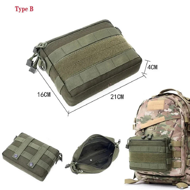 Riñonera MOLLE táctica multifunción – Bolsa EDC con compartimento botiquín