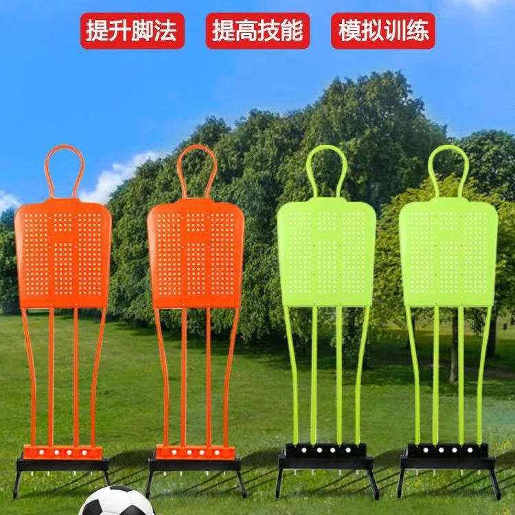 Großhandel Kunststoff Fußball Fußball Training Free Kick Man Wand Ausrüstung Fußball Training Ausrüstung